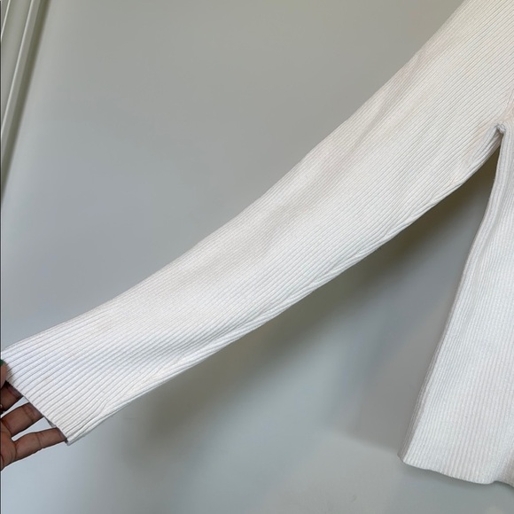 Nine West Cream Knit Cardigan Sweater - Picture 4 of 7